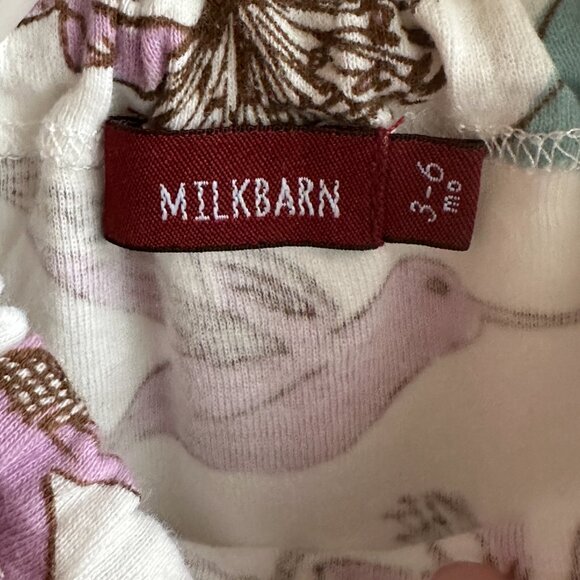 Millkbarn dress with birds, size 3-6 months - Picture 2 of 2